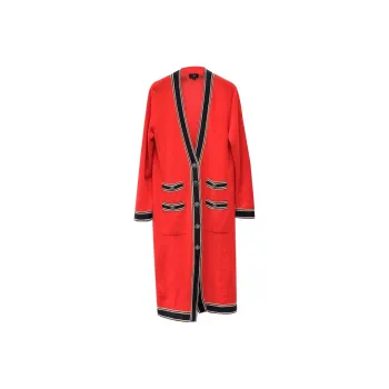 CHANEL Knitwear Women's Red Black