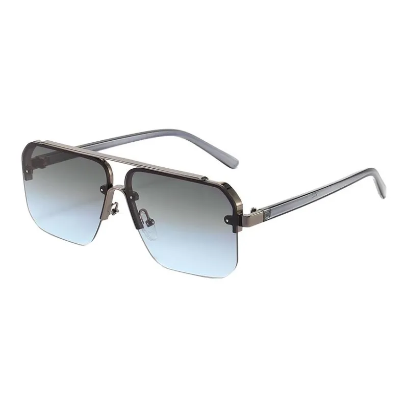 JEANSWEST PC Metal Square Sunglasses Unisex-6