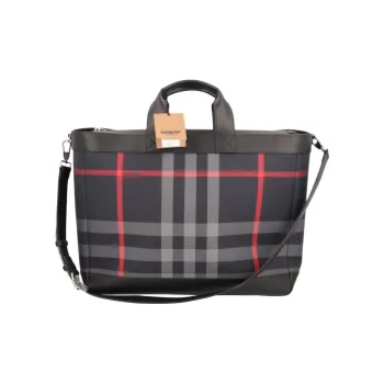 Burberry Canvas Tote Bag, Shopping Bag, Shoulder Bag, Crossbody Bag, Handbag Unisex Marine Blue