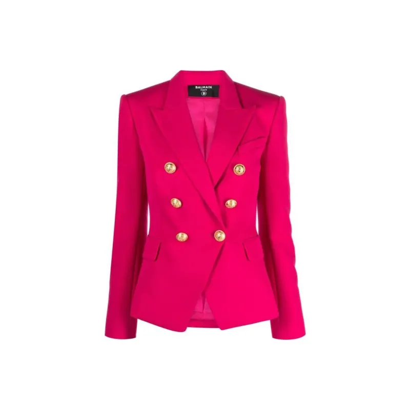 BALMAIN Double Breasted Tailored Blazer-0