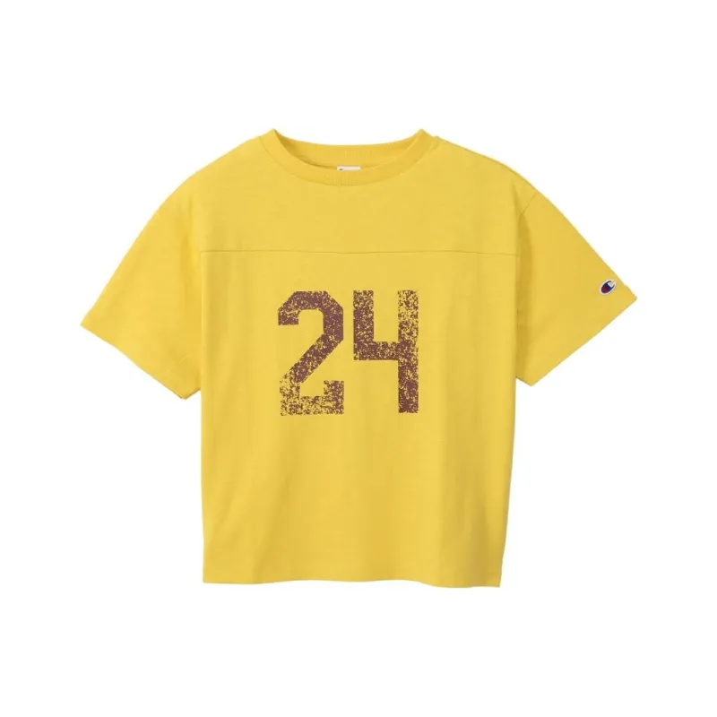 Champion SS24 T Shirt Women's Yellow-0