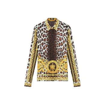 VERSACE Leopard print Blouse