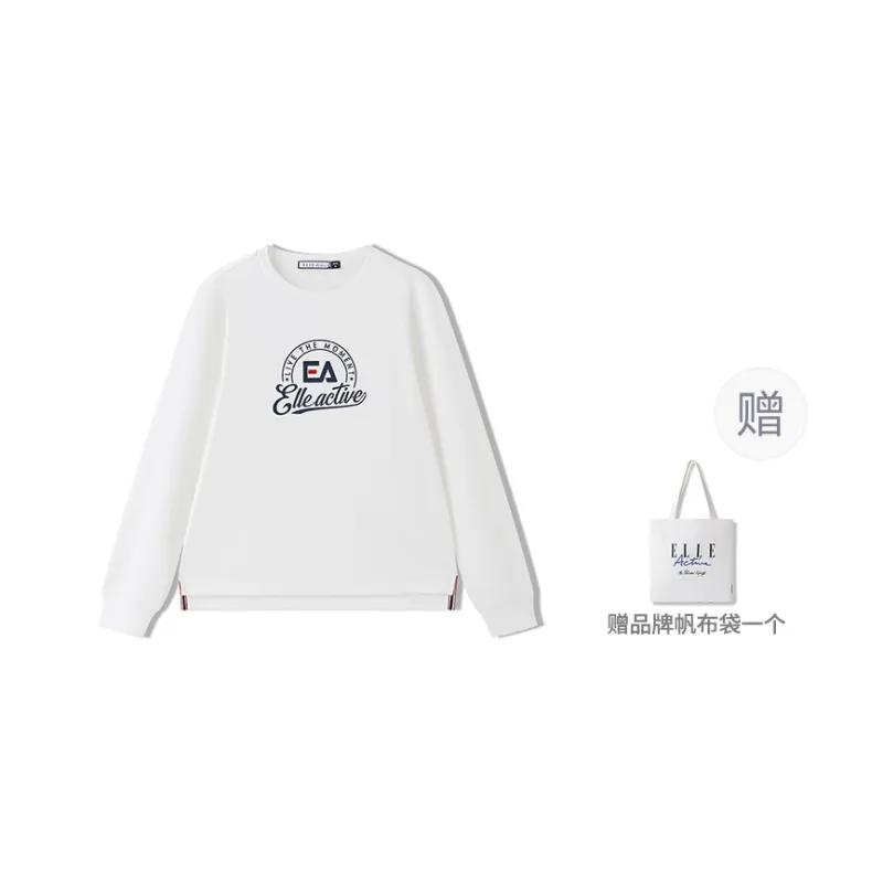 Elle Active T Shirt Women's White-2