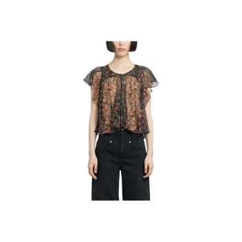 ISABEL MARANT Oriane Floral print Silk Blouse