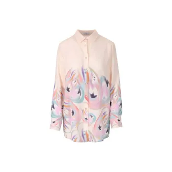 ETRO Graphic Print Collared Button Up Shirt