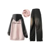 Fleece-Lined-(Pink & Black & Black)