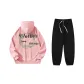 Pink Top Black Pants