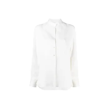 GIORGIO ARMANI Band-collar Silk Shirt