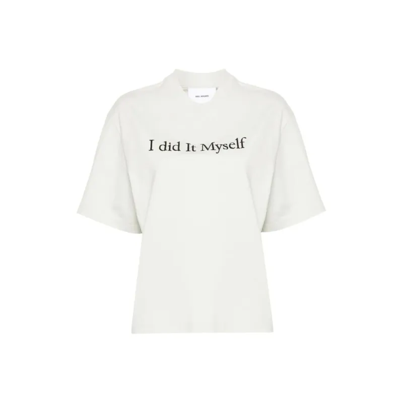 Axel Arigato Embroidered slogan Organic cotton T shirt-0