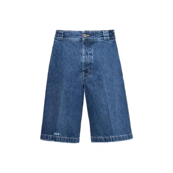 PRADA Denim Shorts Men Blue