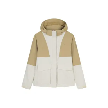 Anta Jackets Coats Women's White Limestone/Fengyu Brown