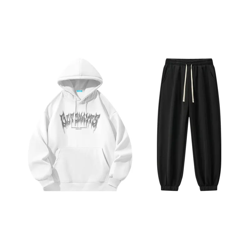 Small Columns Under The Sea Sweatshirt Set Unisex-2