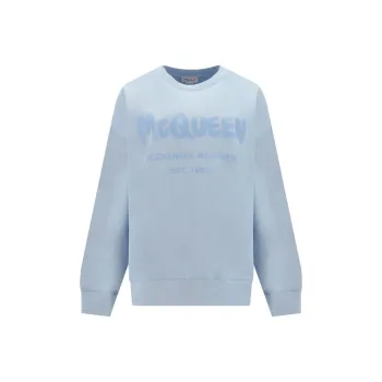 Alexander McQueen Sweatshirts Women's Light Blue