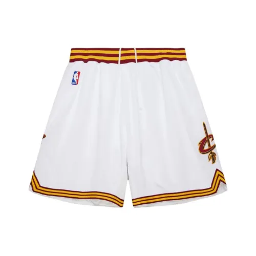 Mitchell & Ness x NBA Cleveland Cavaliers Basketball Shorts Men's White