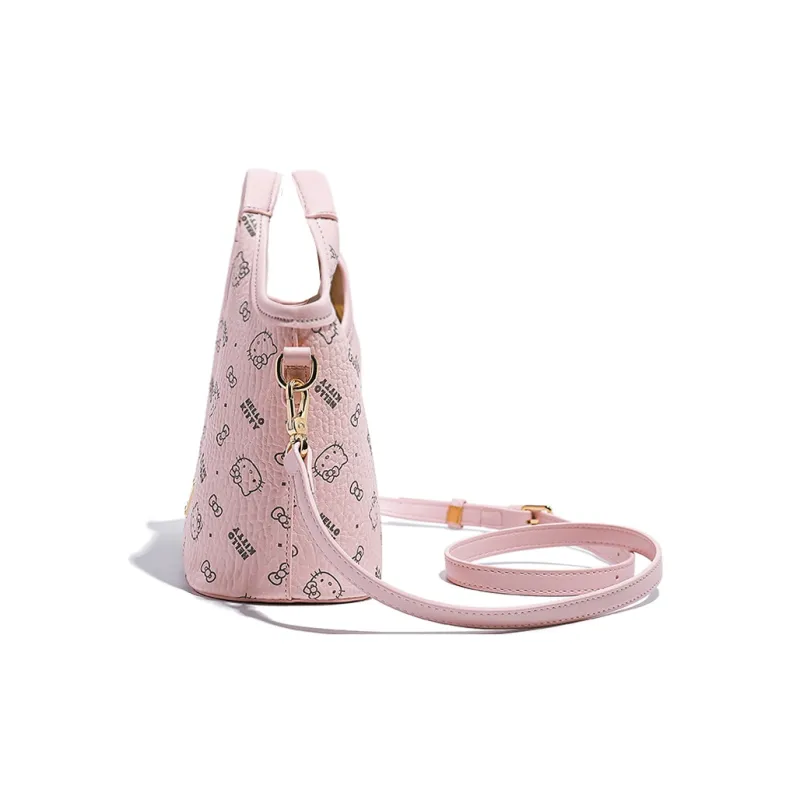 MESUCA Sanrio Collaboration Kitty Series PU Shoulder Bag, Crossbody Bag, Handbag Women's Multicolor-5