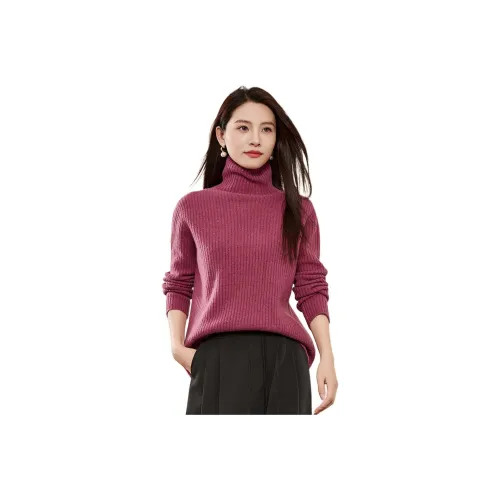 CARBAMMI Knitwear Women's Rose Red