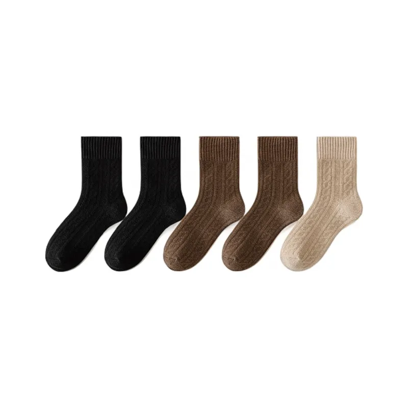 H YXIANG Mid Calf Socks Women's Combo Set-20