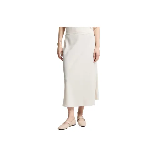 CALVIN KLEIN Casual Long Skirt Women's Beige