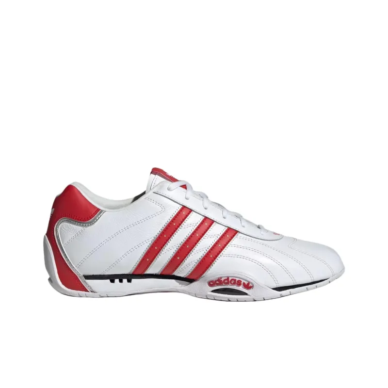 Adidas Originals ADIRACER Anti Slip Wear Resistant Low Top Casual Shoes Unisex White Red-1