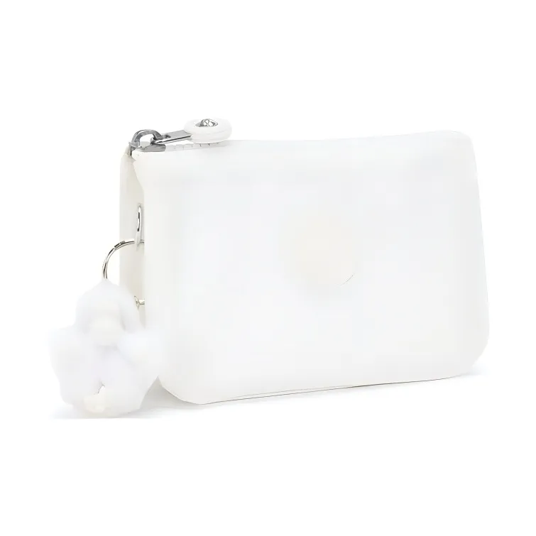 Kipling Recycled Polyamide Wallet Small Size Women's Snowflake White-1