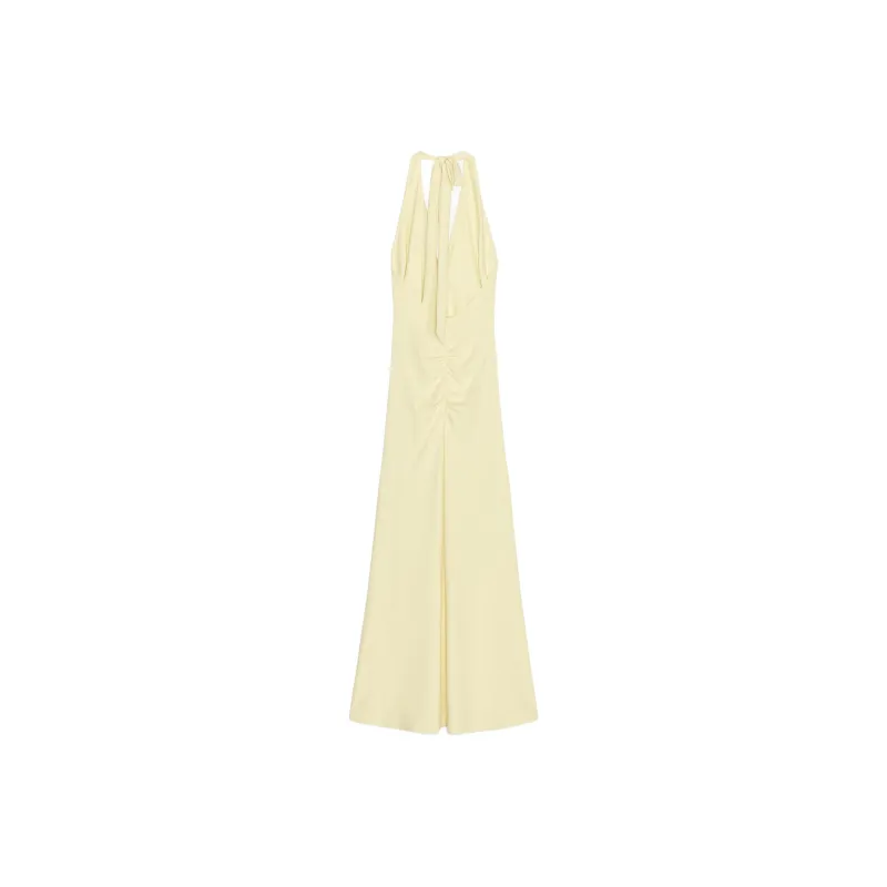 ZARA Slip Dress Women's Light Yellow-1