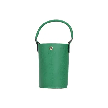 LONGCHAMP Logo Embossed Bucket Bag
