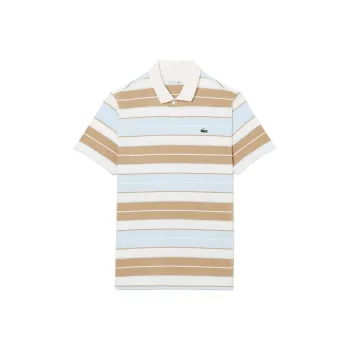 LACOSTE Polo Shirts Men Beige