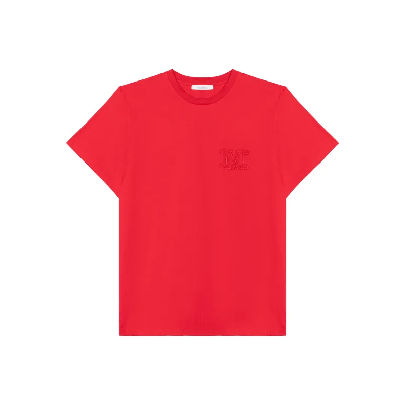 MaxMara Crewneck Short Sleeved T Shirt-0