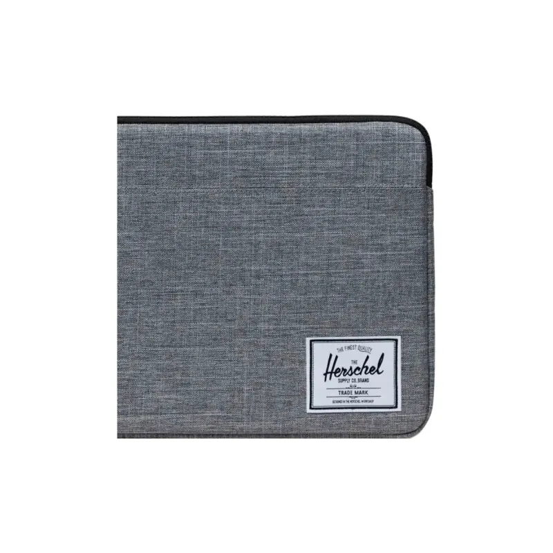 Herschel Recycled Fabric Clutch Storage Bag Laptop Bag Unisex Gray-4