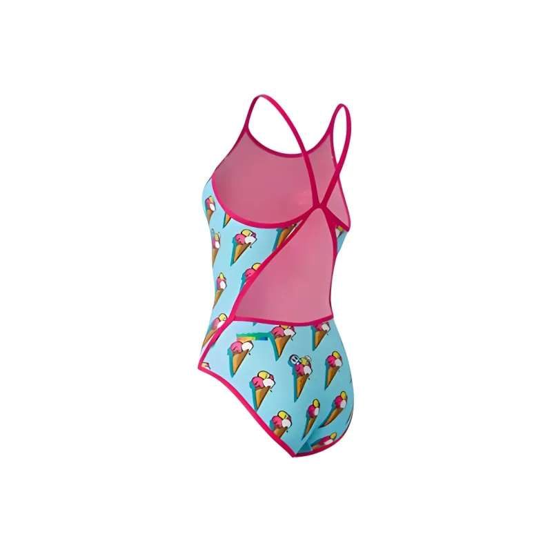 Arena One piece Swimsuit Low Elasticity Fabric, Consider 1 Size Up For First Time Wearers Women's-1