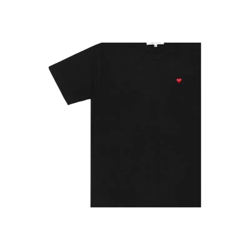 CDG Play T Shirts Men Black-1