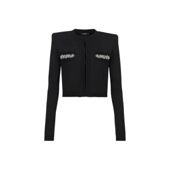 BALMAIN Crystal embellished Cardigan