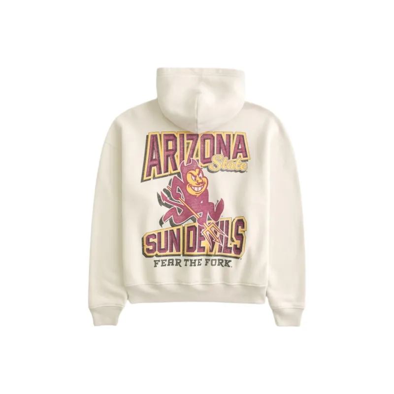 Hollister Sweatshirt Unisex Cream White-0