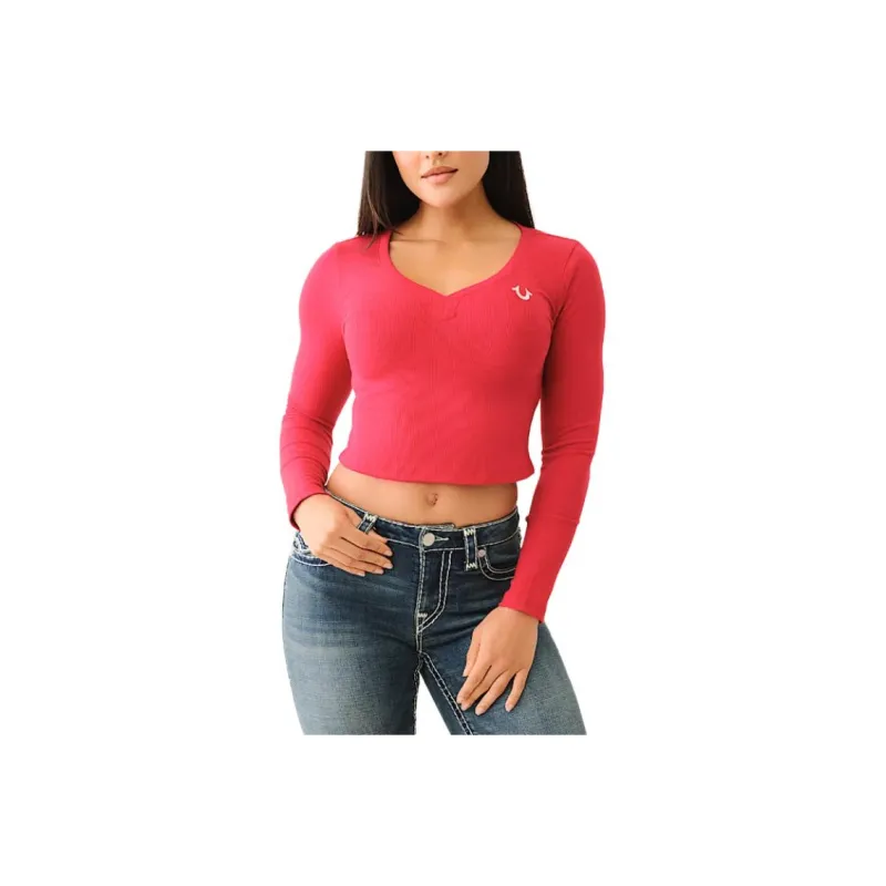 TRUE RELIGION T Shirt Women's Red-0
