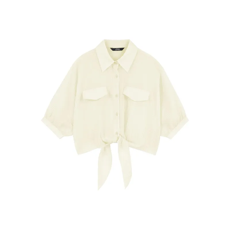 ELF SACK Chiffon Shirts Women's-4