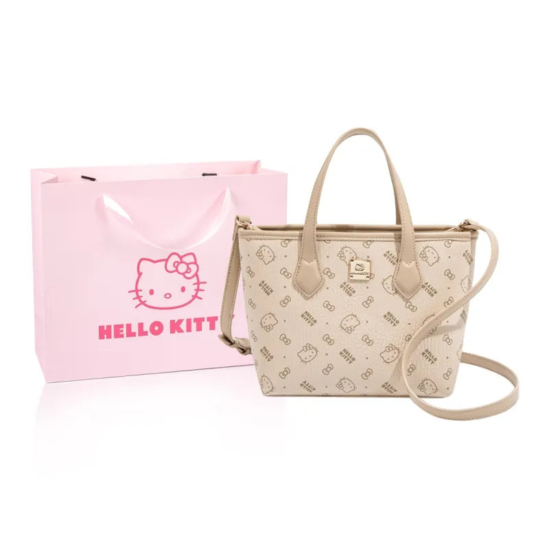 MESUCA Sanrio Hello Kitty Collaboration Kitty Series PU Handbag Women's Multicolor-1