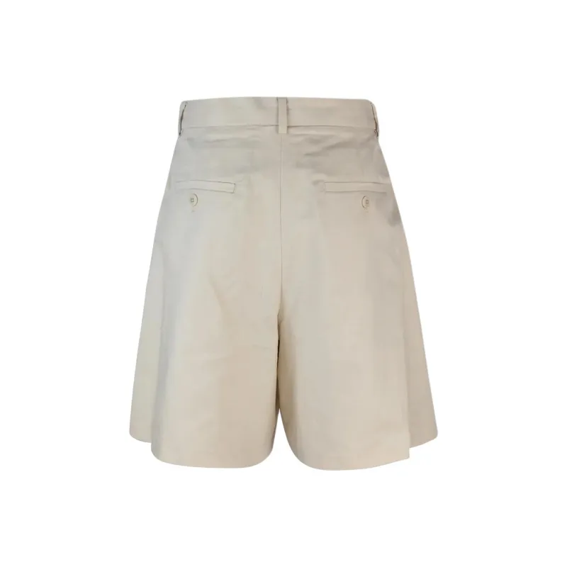 WEEKEND MaxMara Ecuba Pleated High waisted Shorts-1
