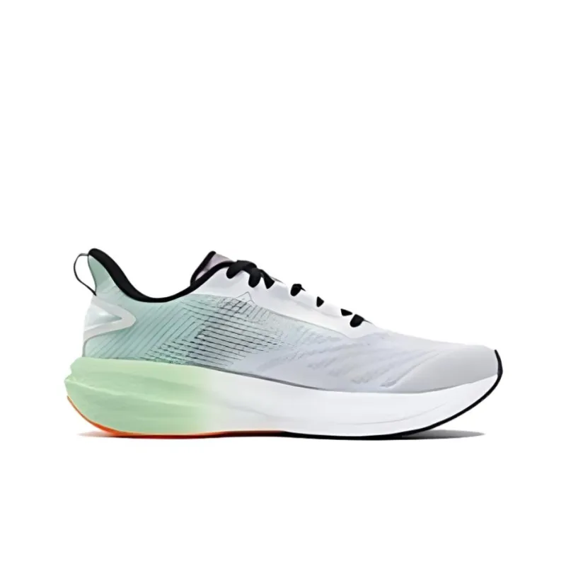 361° Titan CQT Abrasion Resistant Breathable Rebound Low Top Casual Running Shoes Men's Gray Green-1