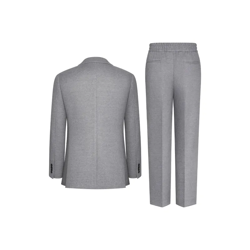 SKARO Business Suit Men's Light Gray-1