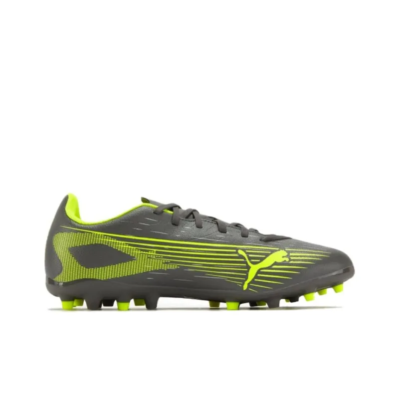PUMA ULTRA 5 Collection Soccer Shoes Unisex Low Top Matte Distressed Silver/Yellow-1