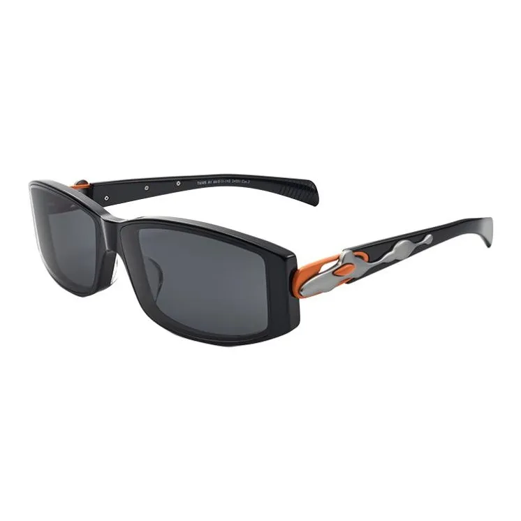 THE OWNER Plate Frame Rectangular Sunglasses Unisex-0