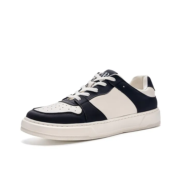 HR Skateboard Shoes Men's White Black-0