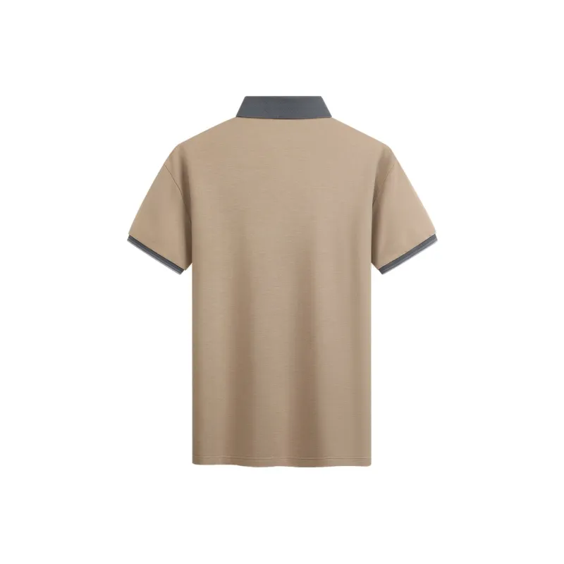 Dance With Wolves Polo Shirt Men's Khaki-1