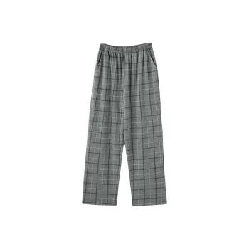 FARO Pajama Pants Men's Gray Plaid
