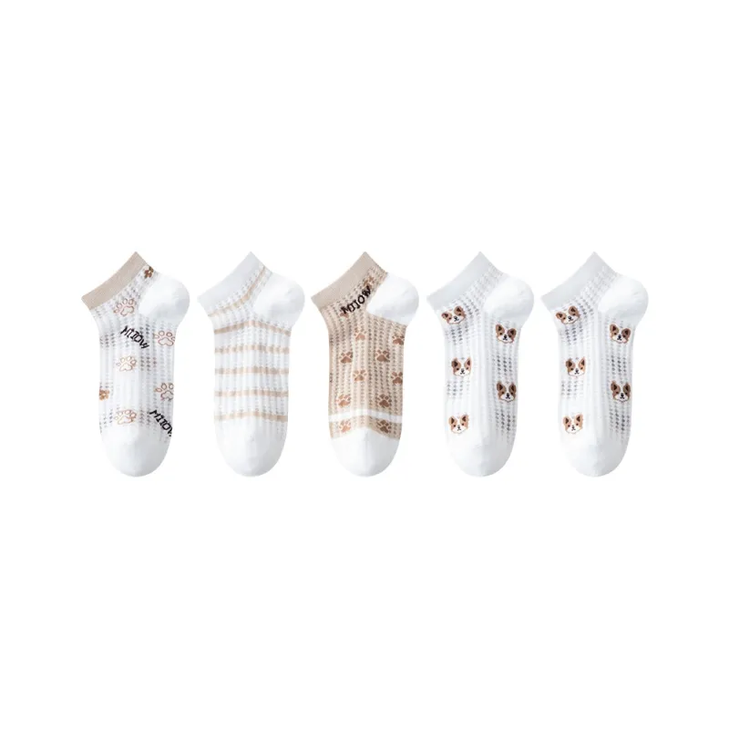 MIIOW Ankle Socks Women's 5 Pack-15