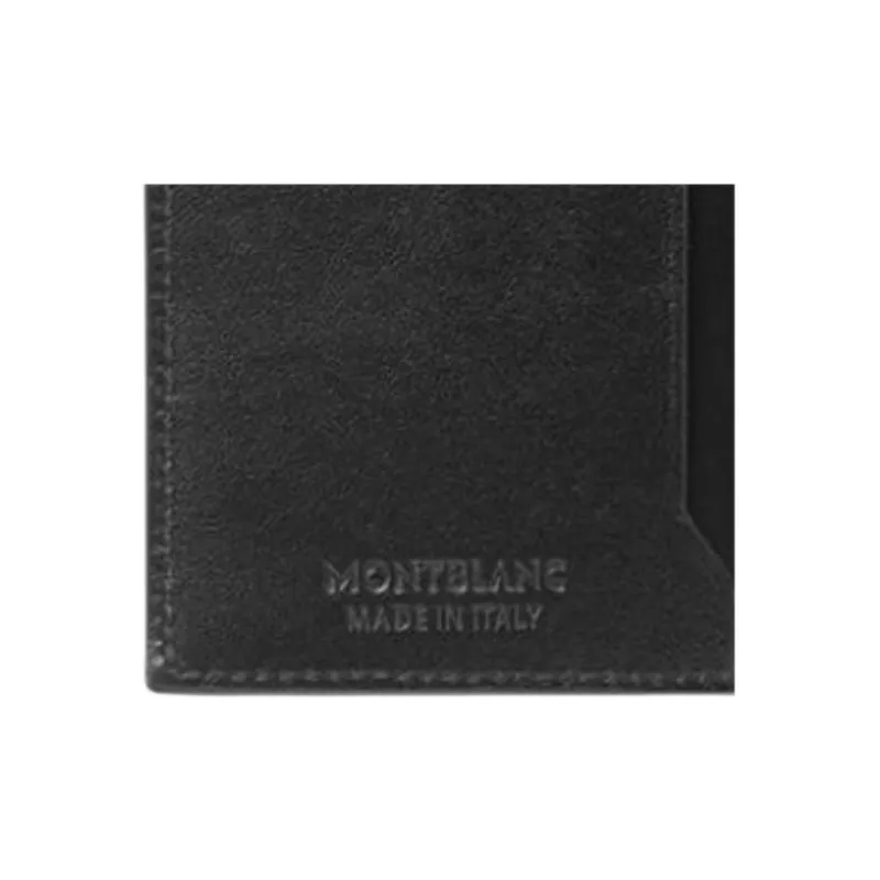 MONTBLANC Meisterstuck Cow Leather Card Holder Men's Black-4