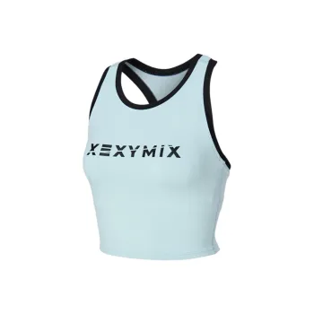 XEXYMIX Yoga Tank Top Women's Pink Blue