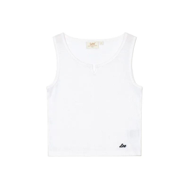 Lee Tank Tops Women's White-0