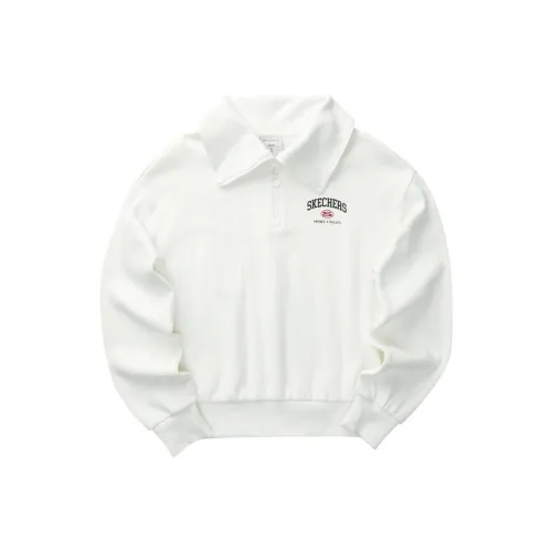 Skechers Sweatshirt Women's Marshmallow White