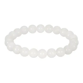 Lady Go Bracelets White Jade/Pale Greenish White Jade Women's